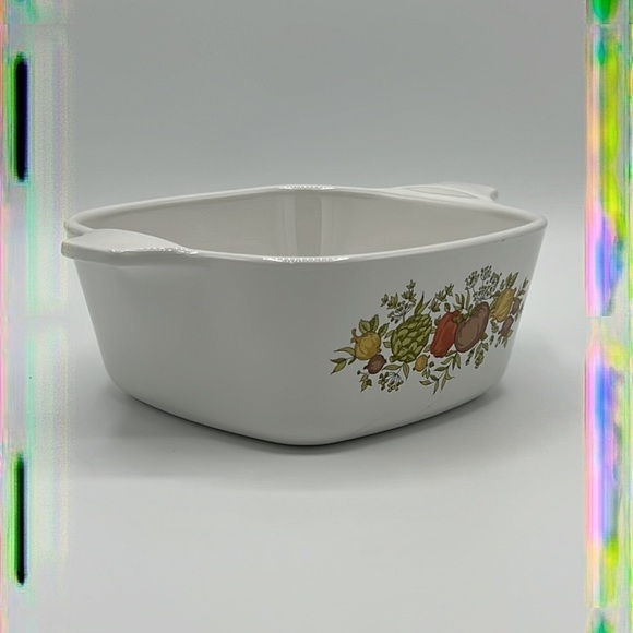 CORNINGWARE 2 3/4 CUP COOKWARE DISH SPICE OF LIFE - Picture 2 of 8